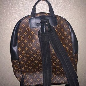 L V Monogram Canvas Street Style Backpack